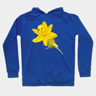 Yellow Parakeet + Daffodil Hoodie